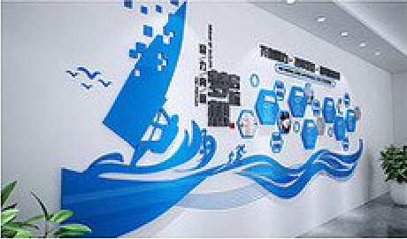 安仁海浪主题文化墙如何设计？