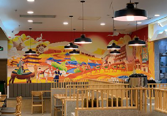 安仁商业空间彩绘介绍。